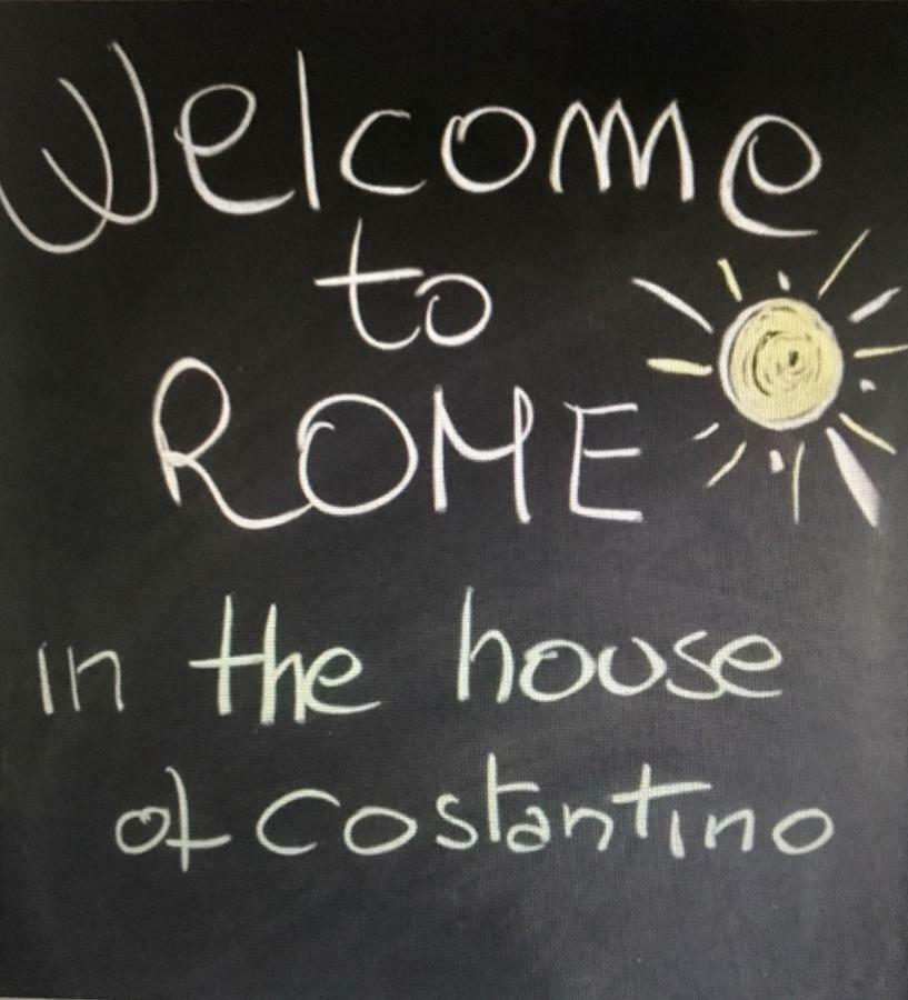 Apartamento Splendido Attico' La Casa Di Costantino Roma Exterior foto